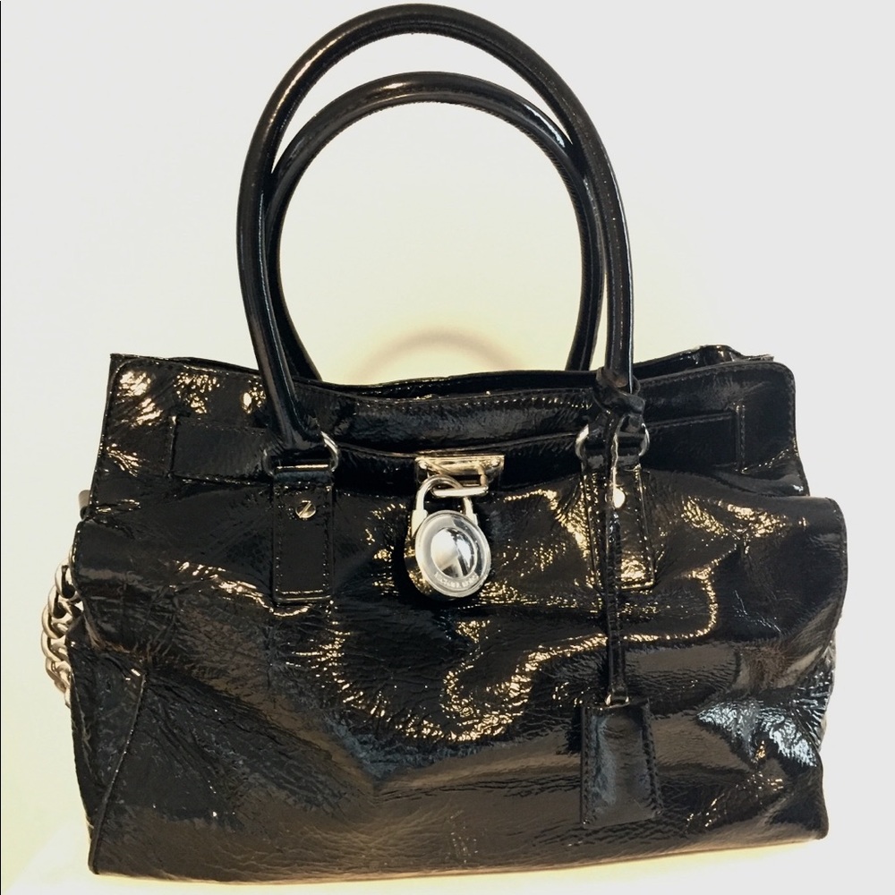 Michael Kors Black Patent Leather “Hamilton”